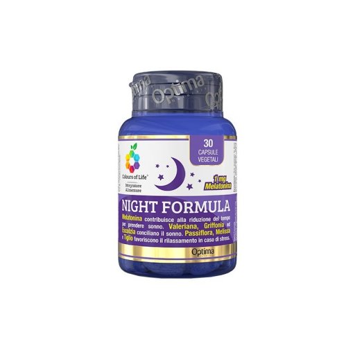 Colours of Life - Integratore per il Sonno ed il Rilassamento, 30 Capsule