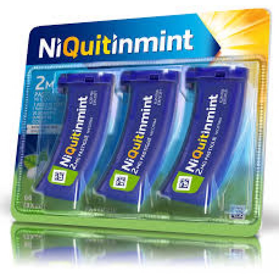 Niquitin Mint 60 Pastiglie 2mg - Trattamento per la Dipendenza da Tabacco