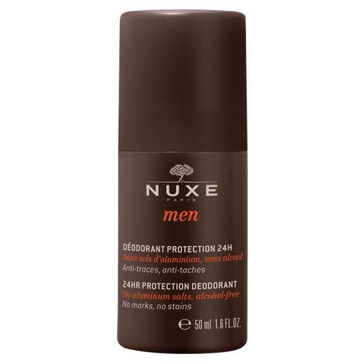 Nuxe Men Deodorante Uomo Protezione 24 Ore - Freschezza Naturale per Tutti i Tipi di Pelle