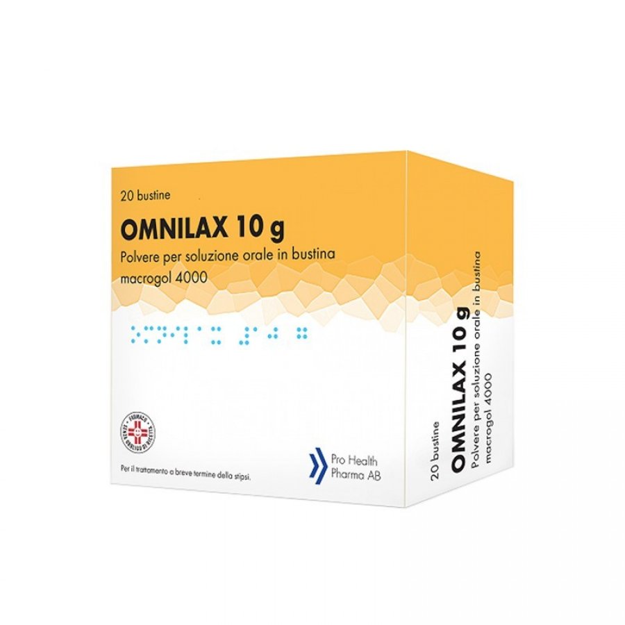Omnilax Farmaco per la stitichezza di adulti e bambini 20 Bustine 10 g