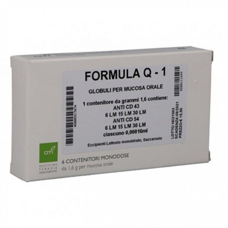 Formula Q-1 composto omeopatico 6 fiale idroalcoliche 2 ml