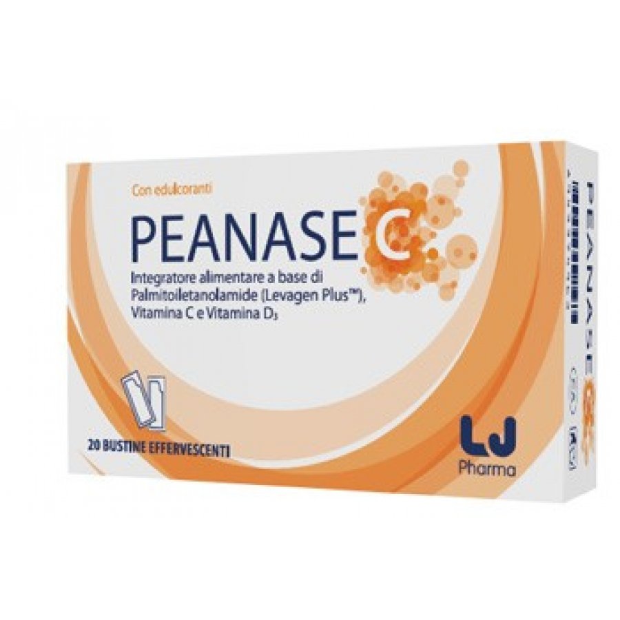 Farmitalia Peanase C Integratore di vitamine e sali minerali 20 Buste