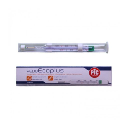  Vedoecoplus - Termometro Clinico con Lente Senza Mercurio