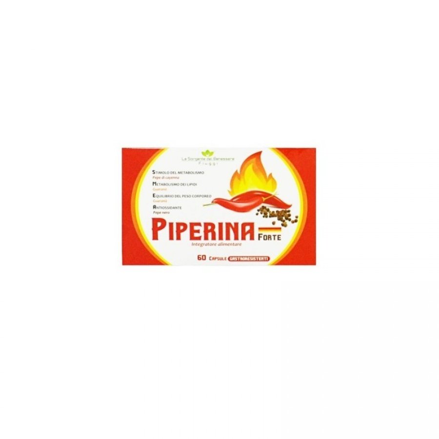 Piperina Strong - Integratore Acceleratore Del Metabolismo 60 Capsule