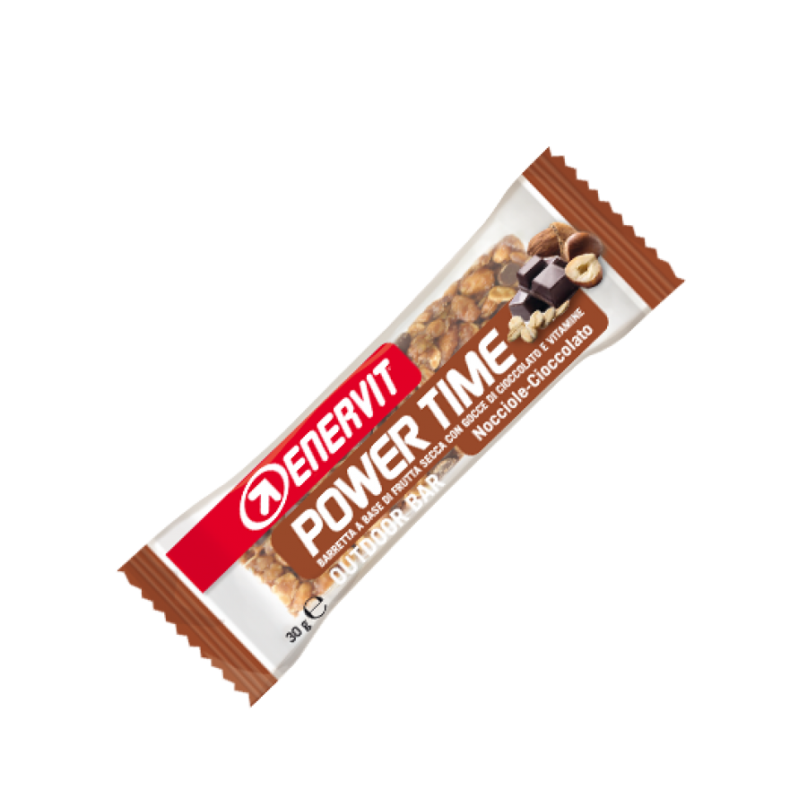 Enervit Sport Enervit Power Time Nocciole Cioccolato Barretta Senza Glutine 30 g 