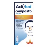 Actifed Composto Sciroppo 100ml - Trattamento per la Tosse e Affezioni Respiratorie Congestizie
