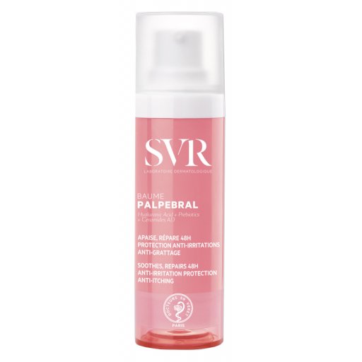 SVR Palpebral Baume, Balsamo Lenitivo e Riparatore Viso e Contorno Occhi, 30ml