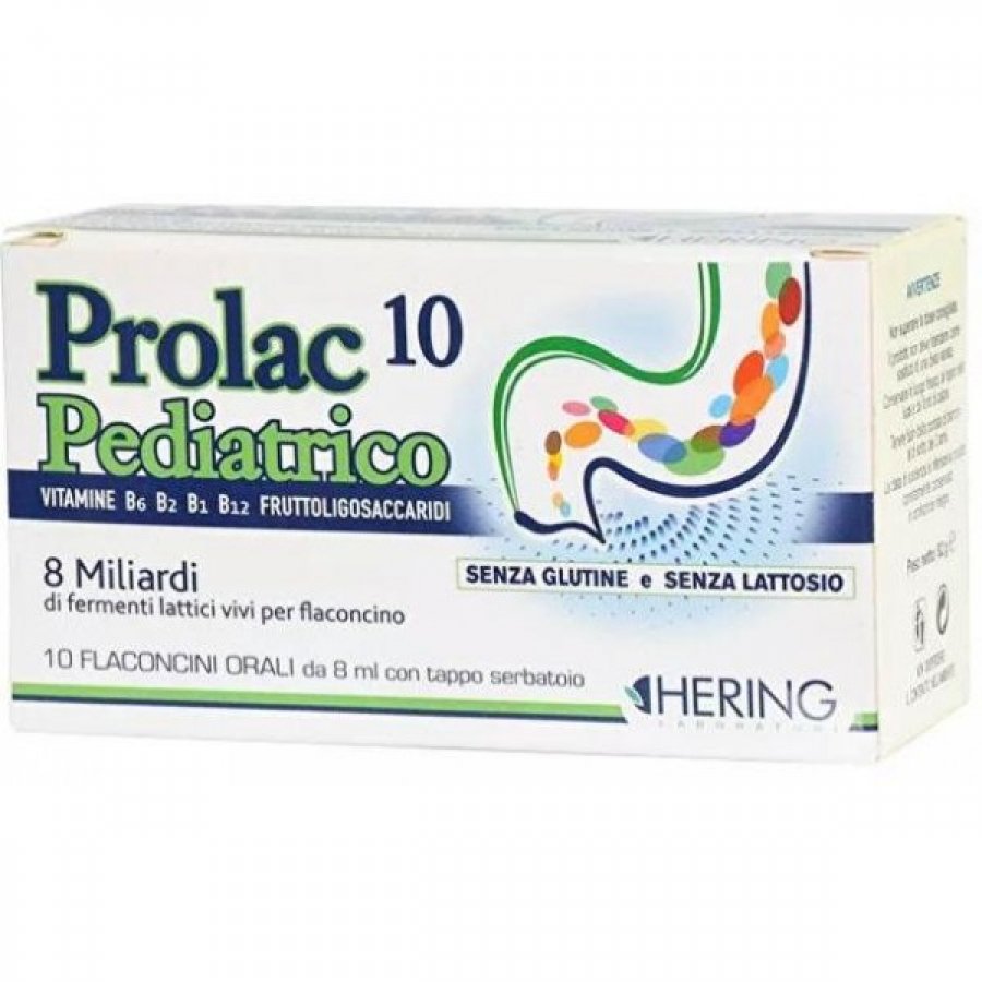 Prolac 10 Pediatrico Fermenti Lattici 10 Flaconcini 8 Ml