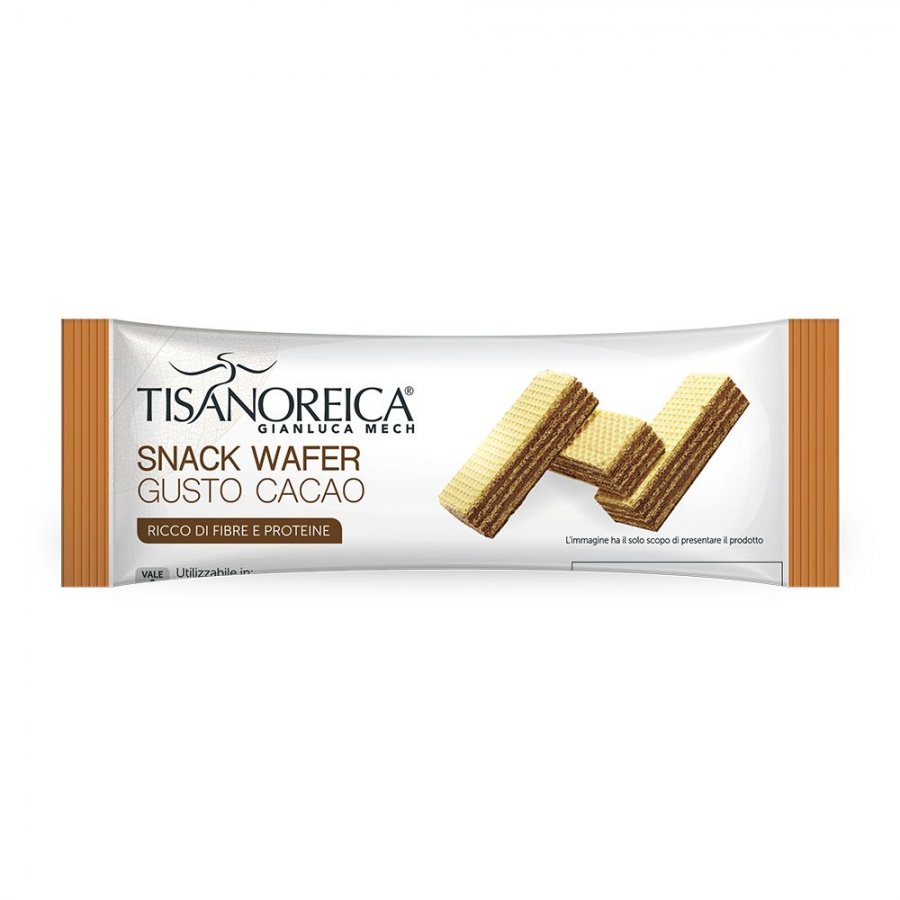 Tisanoreica Style Snack Wafer Cacao 42g - Snack Wafer al Cacao