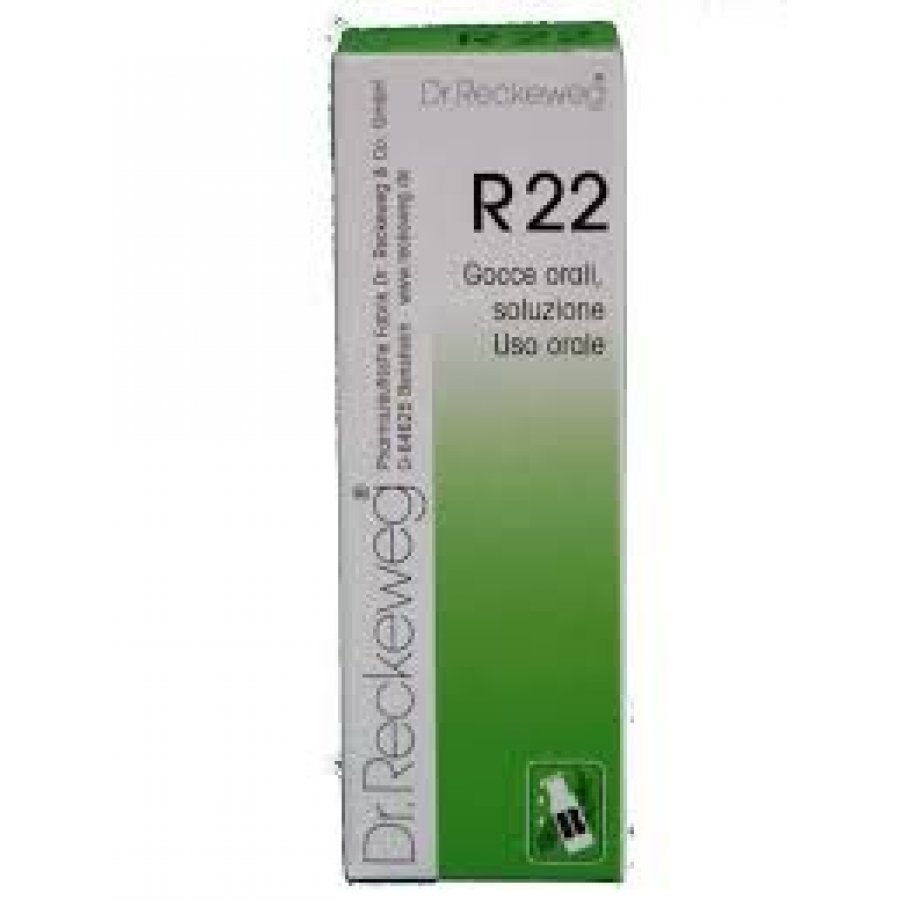 Reckeweg R22 Gocce 22ml - Medicinale Omeopatico per Patologie Respiratorie
