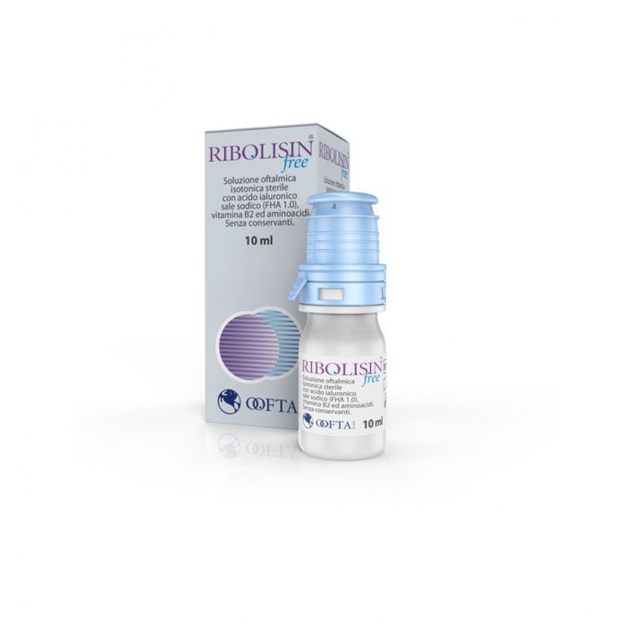 Ribolosin Free - Soluzione Oftalmica 10ml: Idratazione e Benessere per i Tuoi Occhi