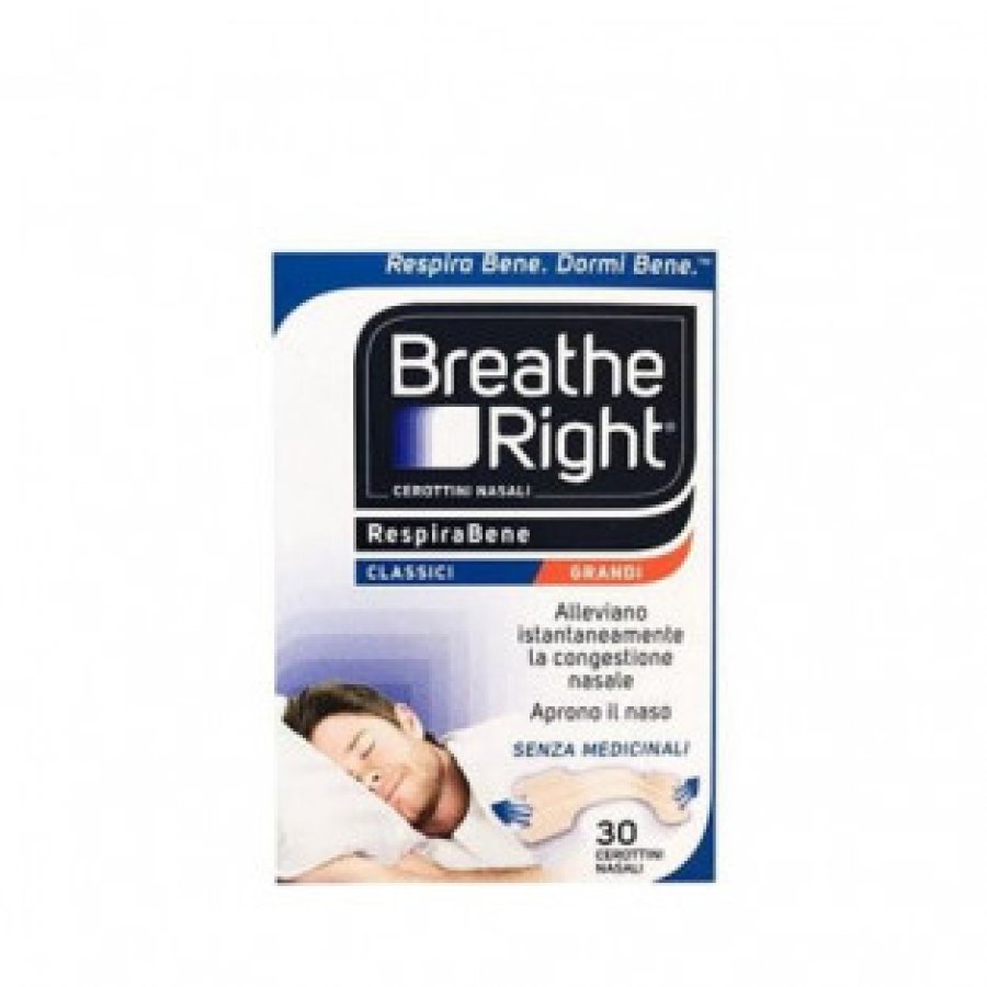 Breathe Right Classici 30 Cerottini Nasali