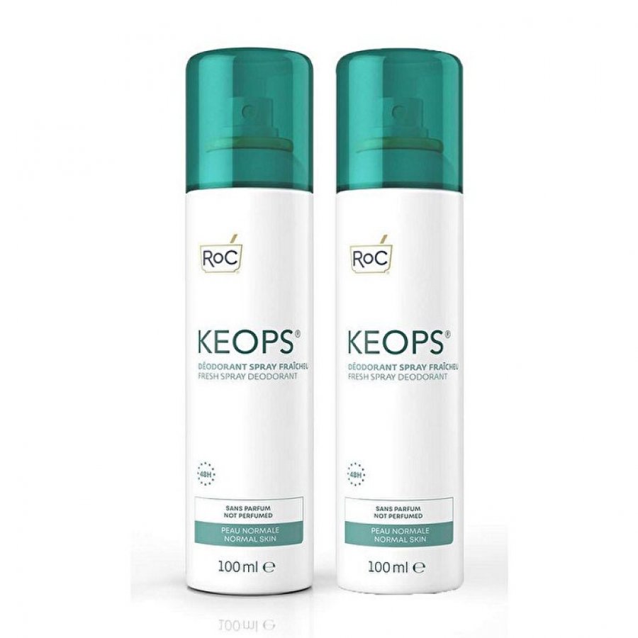 Roc - Keops Deodorante Spray Fresco 2x100ml