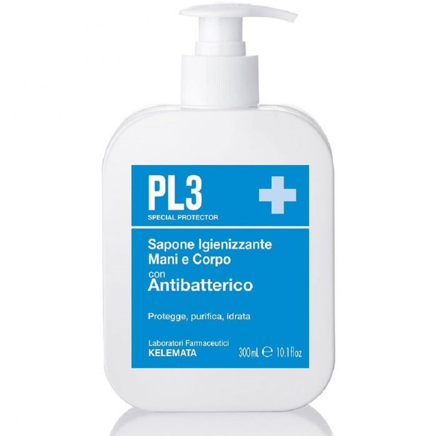 PL3 Sapone Igienizzante Antibatterico Mani/Corpo 300 ml