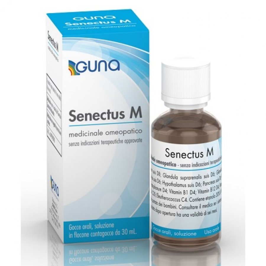 Guna Senectus M Gocce 30ml - Medicinale Omeopatico per Equilibrio Neuroendocrino