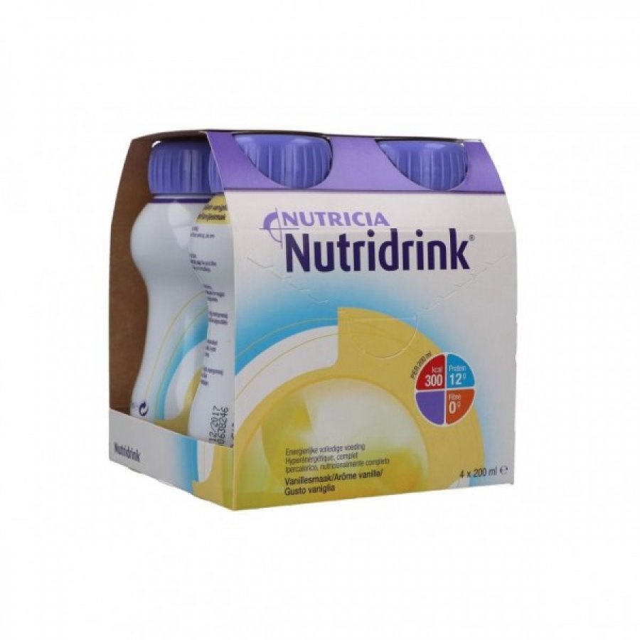 Nutridrink Vaniglia - Integratore Nutrizionale - 200ml (4 Pezzi)
