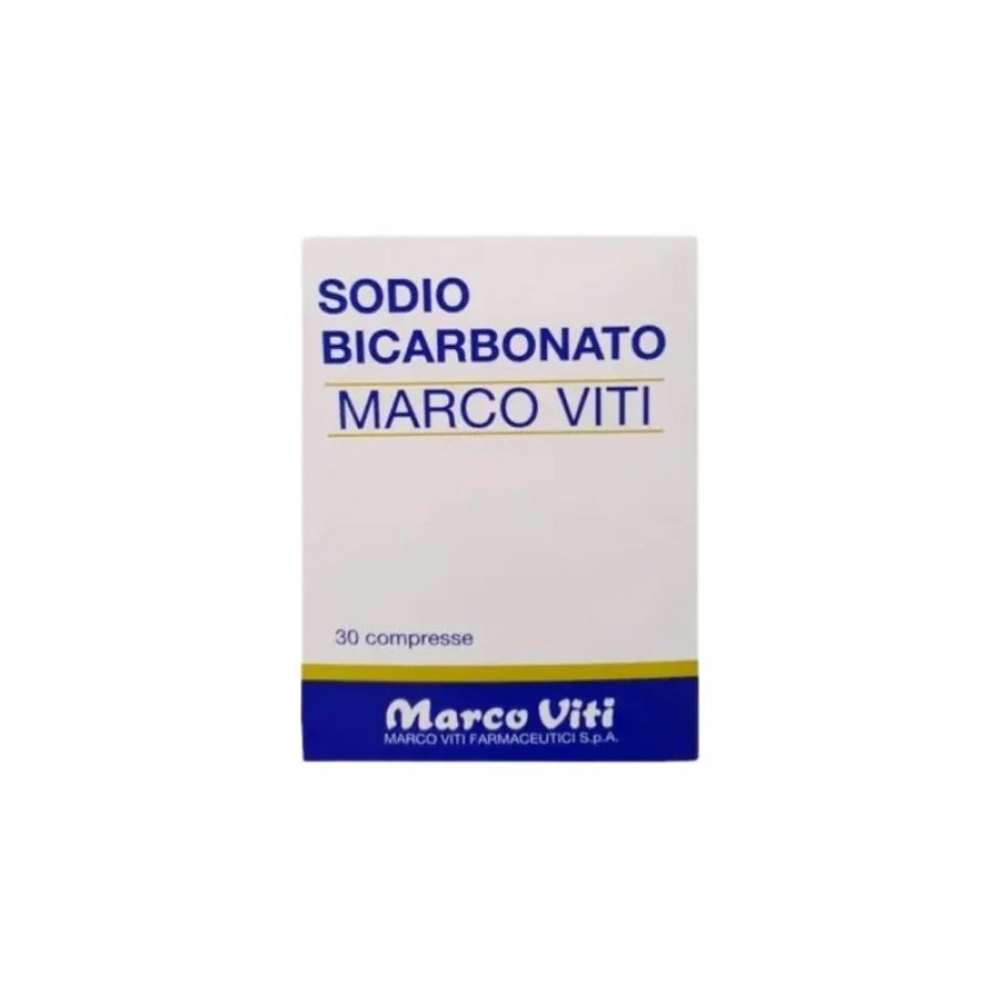 Marco Viti - Sodio Bicarbonato Alimentare 30 Compresse - Equilibrio e Benessere Gastro-Intestinale