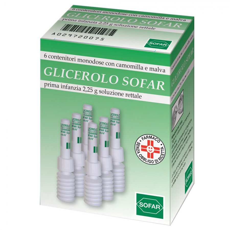 GLICEROLO SOFAR*6CONTENITORI 2,25G