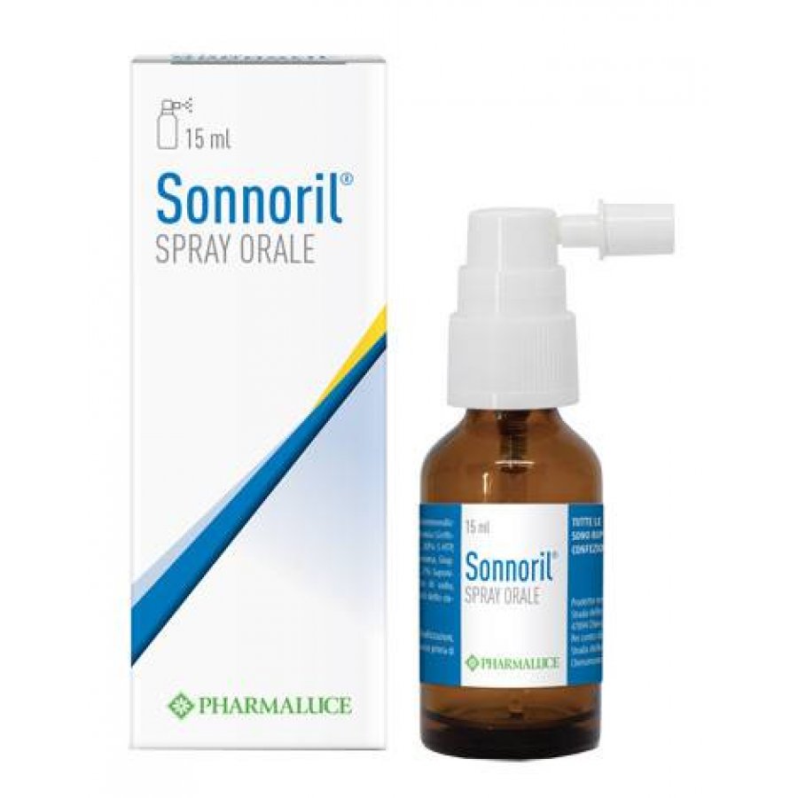 Sonnoril Spray Orale 15 ml - Integratore Melatonina ed Estratti Vegetali