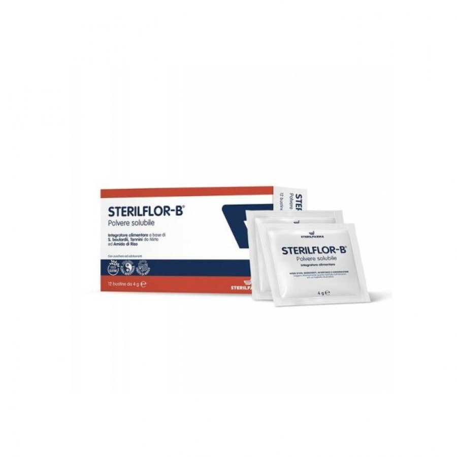 Sterilflor-b 12 bustine da 4 g