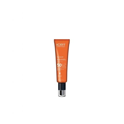 Korff Sun Secret Fluido Viso Antimacchie Effetto Mat SPF50+ 50ml - Crema fluida viso antimacchie effetto matt SPF50+
