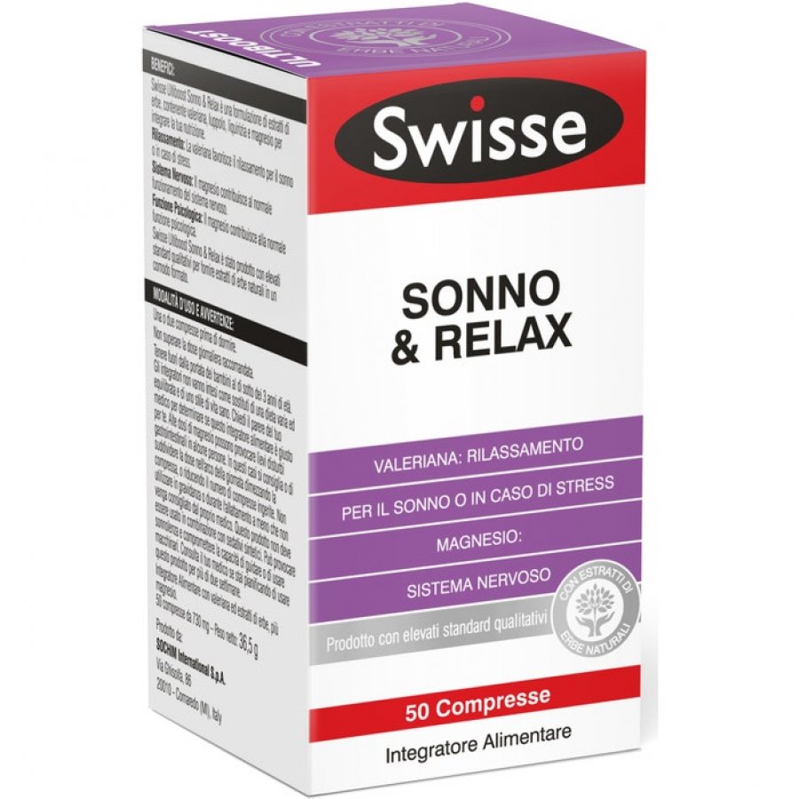 Swisse - Sonno E Relax 50 Compresse