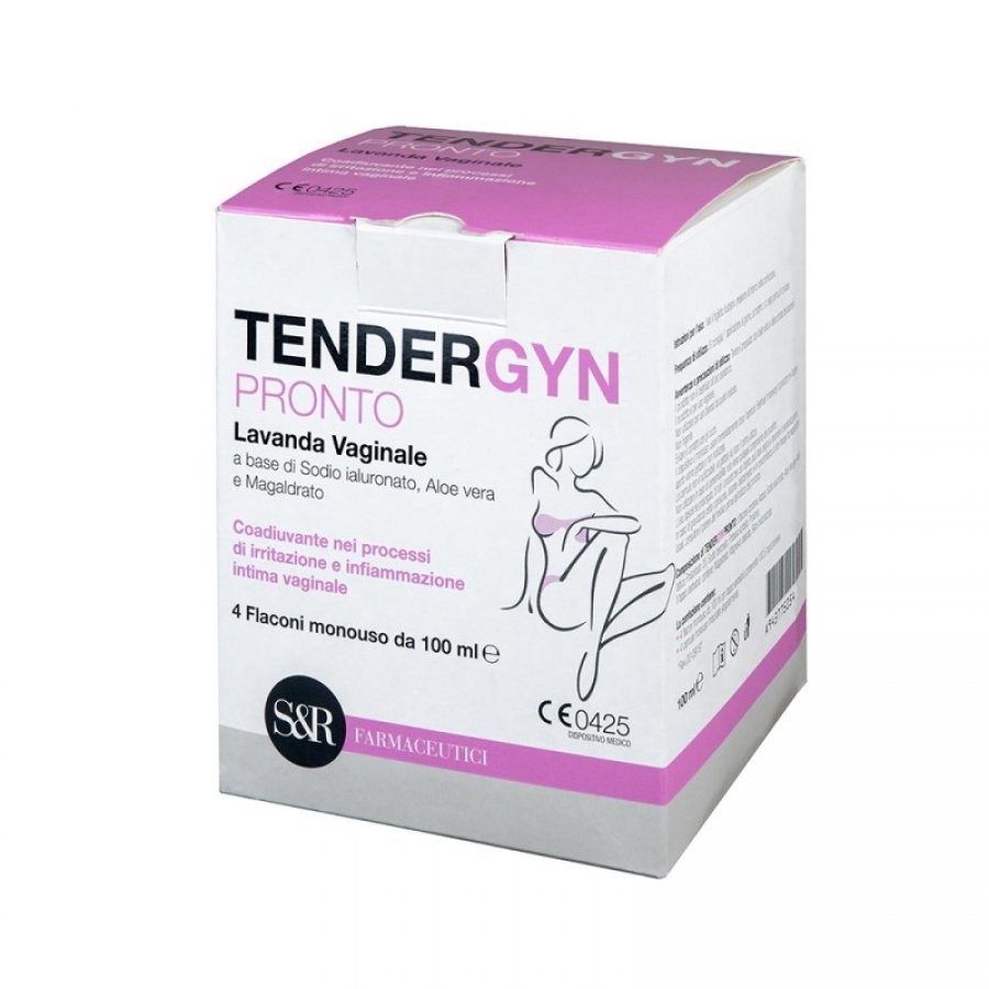 Tendergyn lavanda vaginale 4 flaconcini da 100 ml 