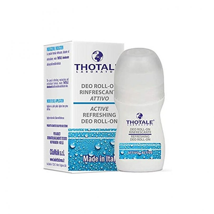 Thotale Deodorante Roll On Rinfrescante Attivo Pelli Sensibili Delicate 50 ml