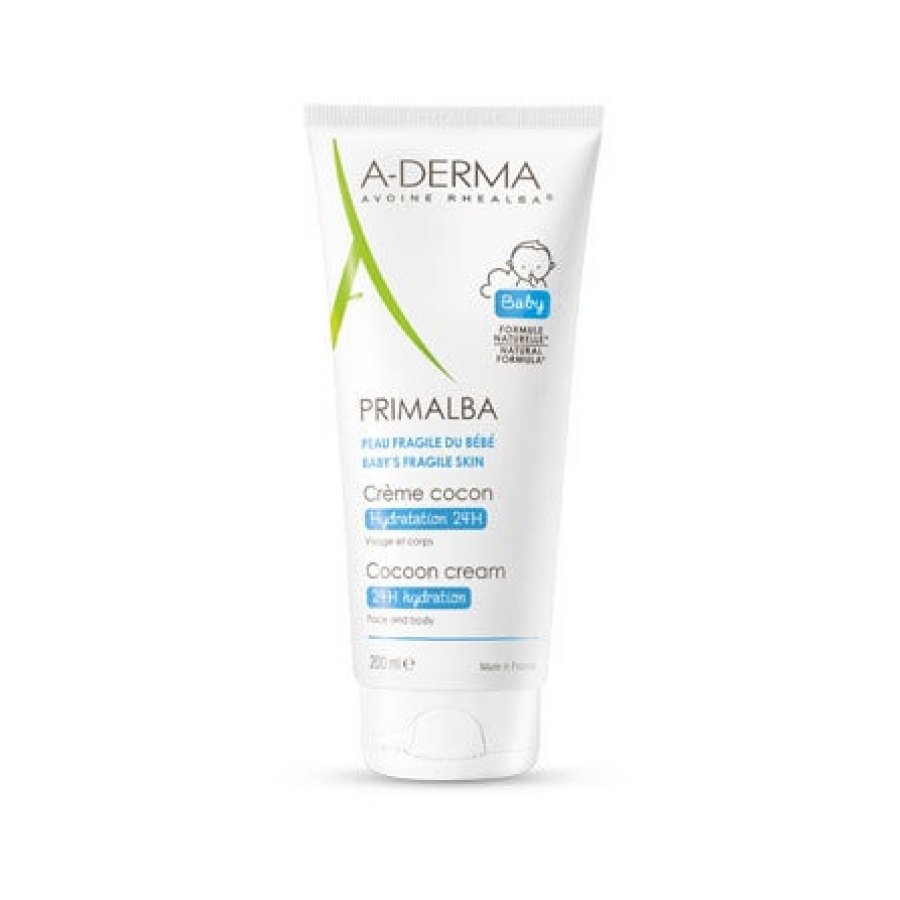 Aderma - Primalba Crema Cocon 50 ml per la Cura e la Protezione della Pelle del Bambino
