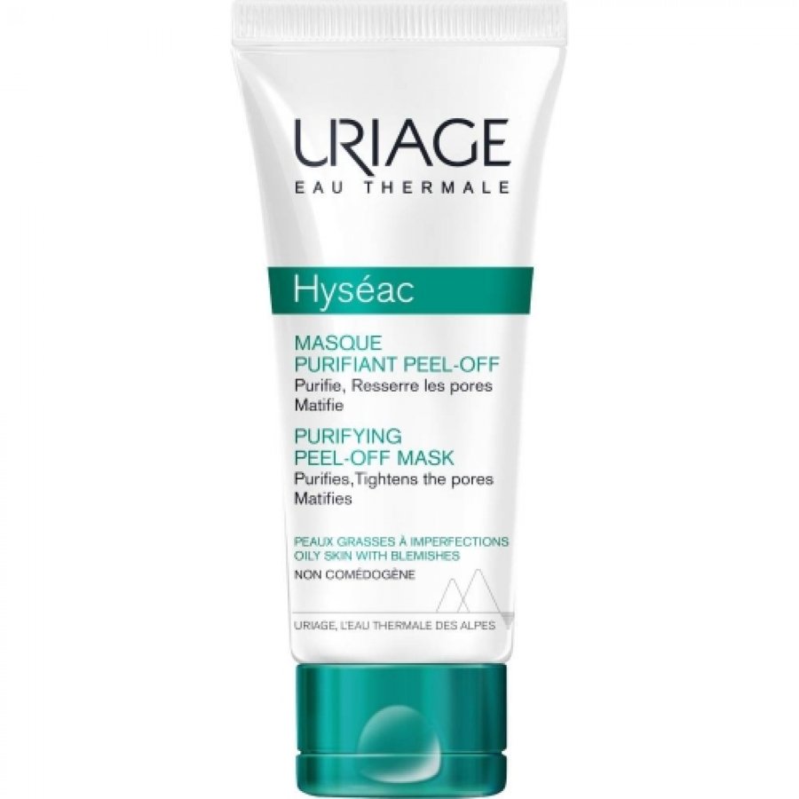 Uriage Hyséac - Maschera Purificante Peel Off 50ml, Trattamento Profondo per Pelle Impura