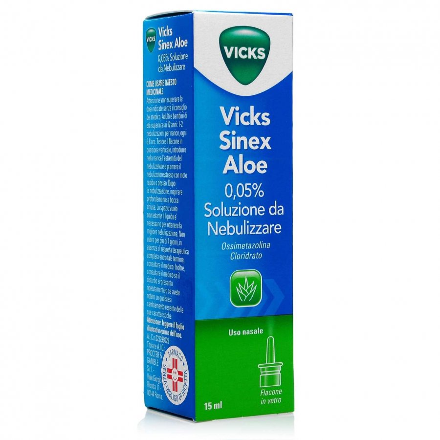 Vicks Sinex Aloe - Spray Nasale 15ml 0,05%