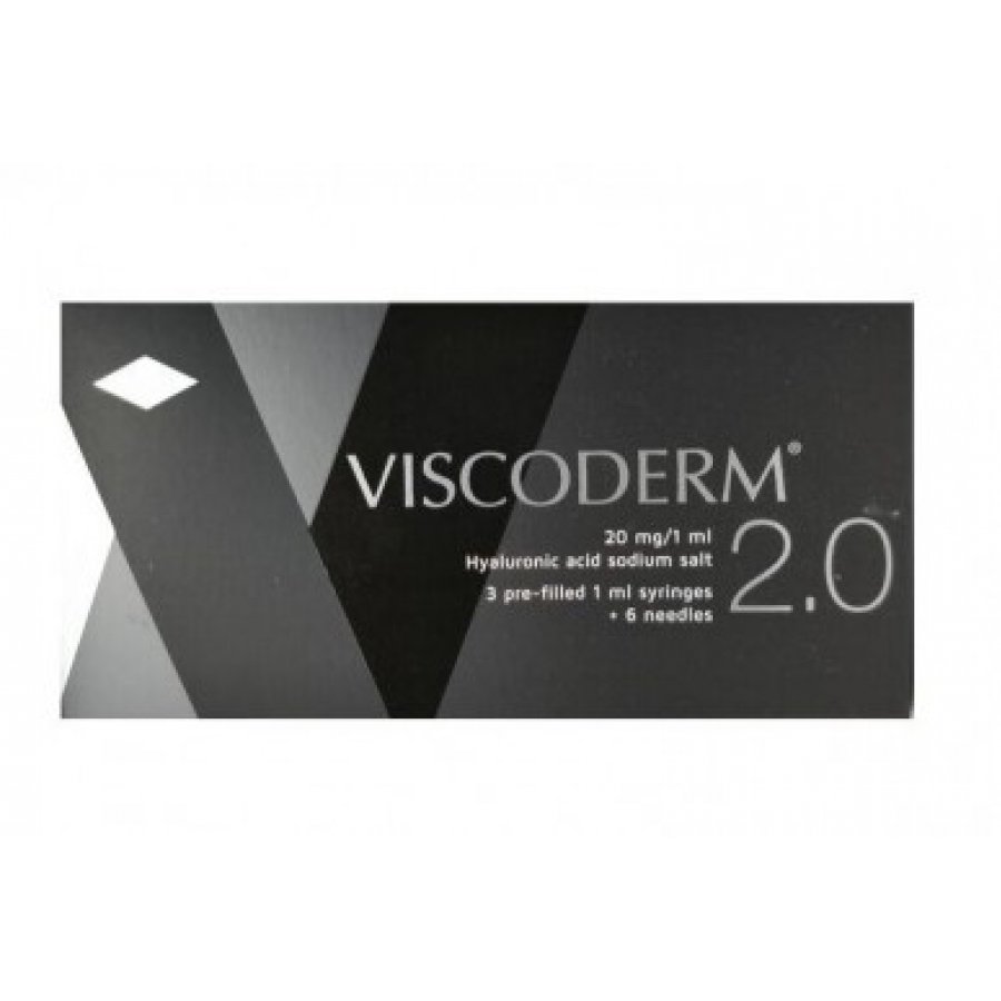Viscoderm 2.0 - 3 siringhe Pre Riempite da 1 ml 