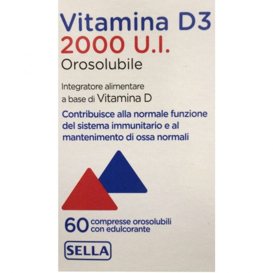 Vitamina D3 2000Ui Orosolubile 60 Compresse