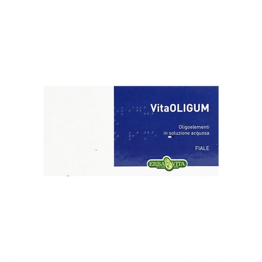 Erba Vita Vitaoligum D-IG 20 Fiale - Oligo Elementi in Soluzione Acquosa