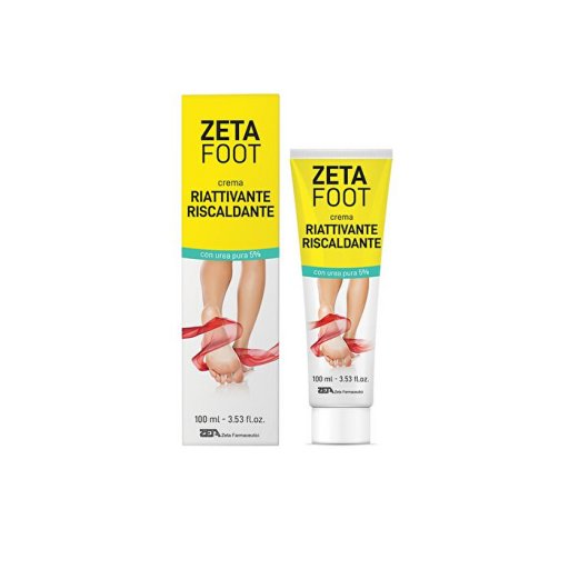 Zeta Foot - Crema Riattivante e Riscaldante per Piedi 100ml | Trattamento Rigenerante per il Benessere dei Piedi