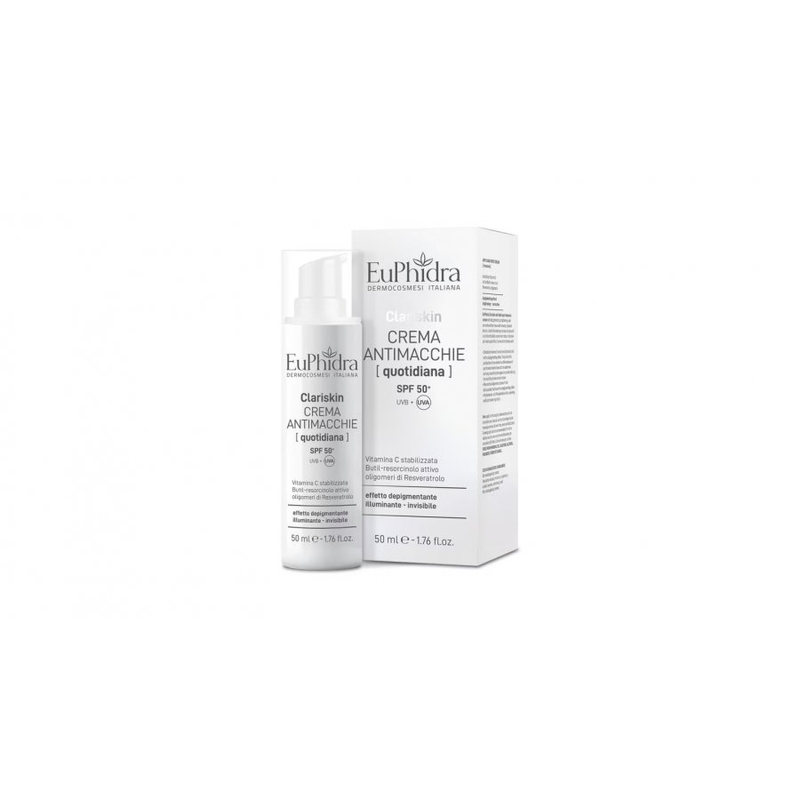 Euphidra - Crema Antimacchia Quotidiana 50 ml | Crema viso per macchie cutanee, trattamento antimacchia