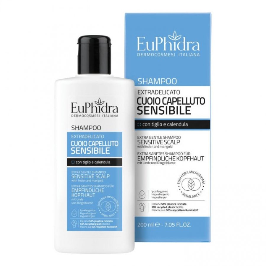 Euphidra - Shampoo Cuoio Capelluto Sensibile da 200ml