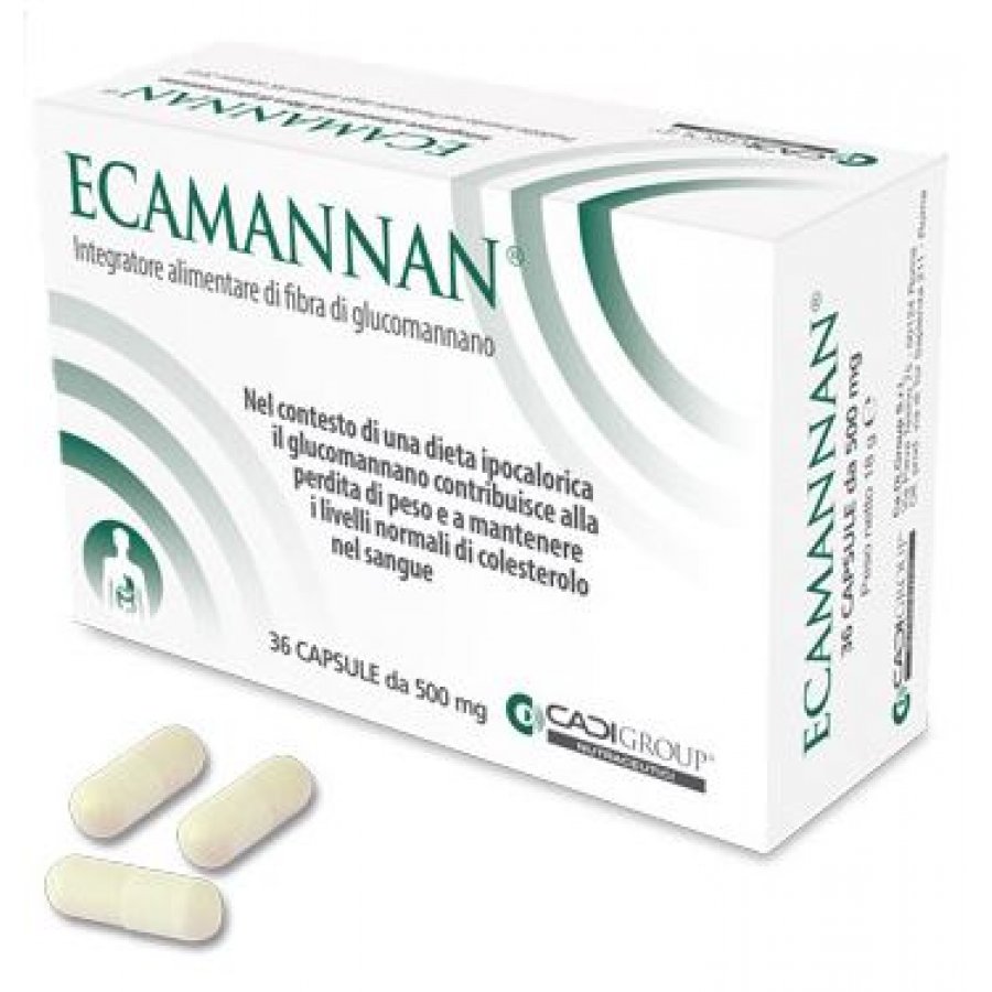 Ca.Di. Group Ecamannan 36 capsule 500 mg