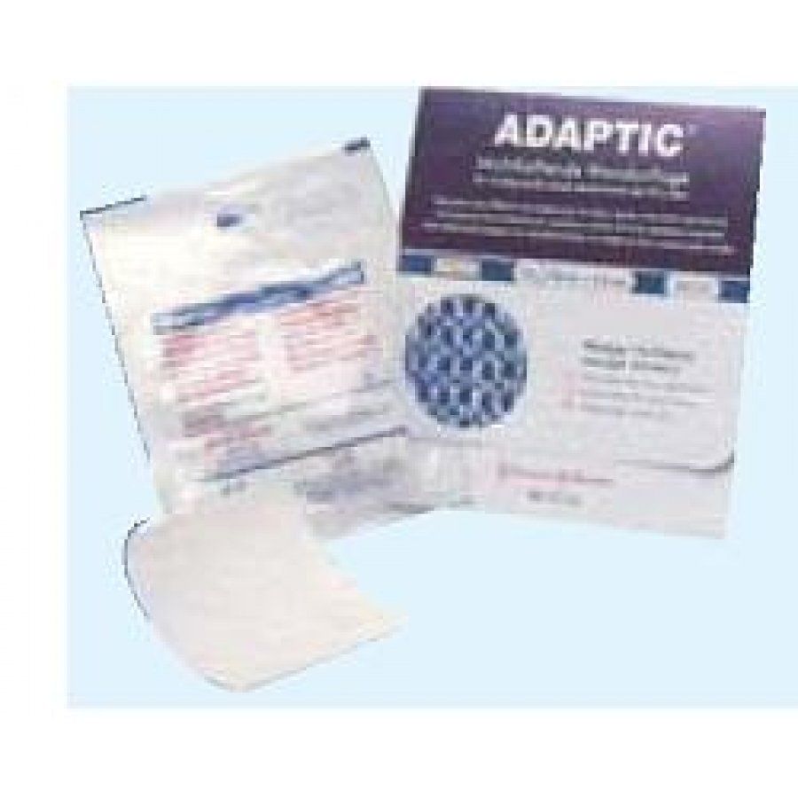 ADAPTIC MED STER 7,6X20,3CM 10 - Medicazione Sterile per Ustioni e Ferite, Confezione da 10