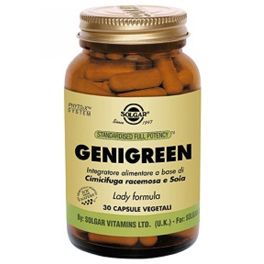 Solgar - Genigreen 30 Capsule Vegetali per la Salute del Sistema Immunitario