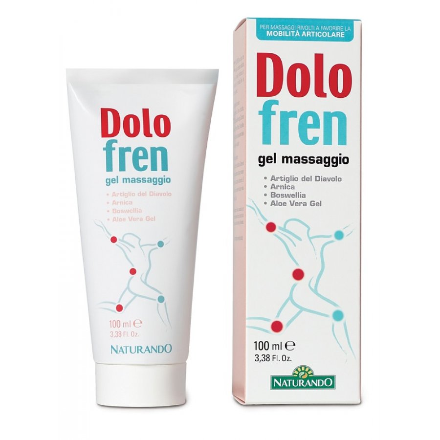 Naturando Dolofren Gel - Gel Lenitivo con Arnica e Artiglio del Diavolo - Tubo da 100 ml