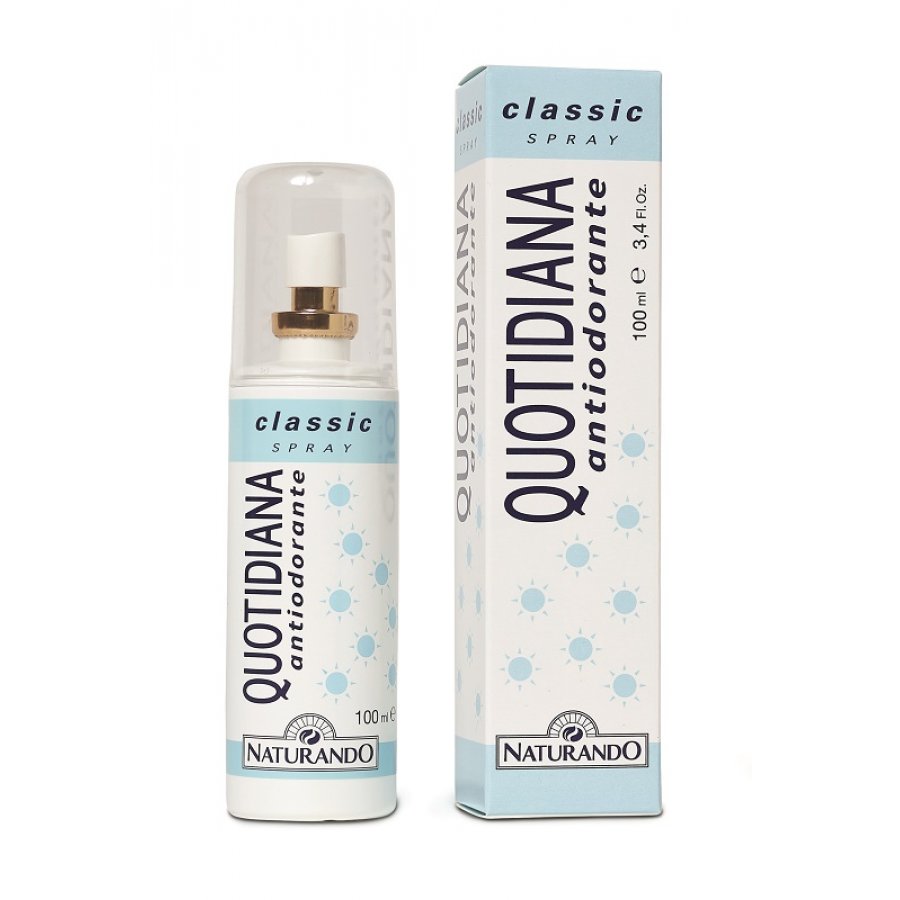 Naturando Quotidiana Antiodorante Classic Spray - Protezione 24 Ore - 100 ml