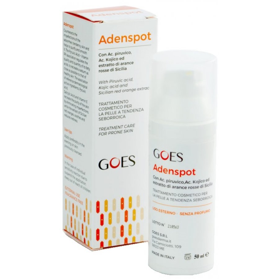 Goes Adenspot Crema Viso 50ml - Trattamento Imperfezioni per Acne e Discromie