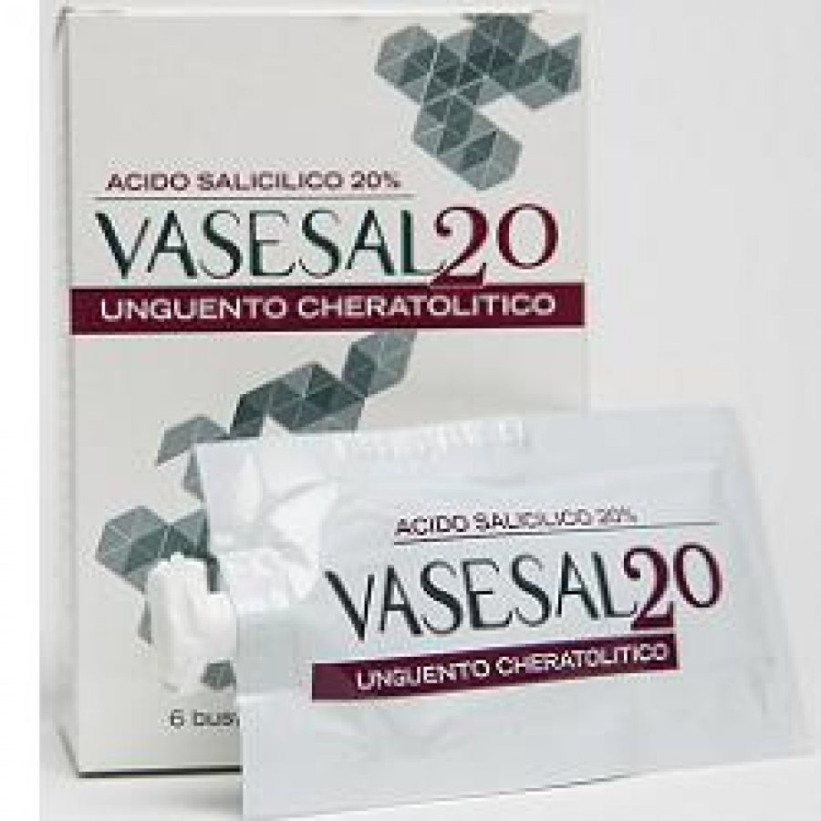 Vasesal 20 - Unguento Cheratolitico 6 bustine 30 ml