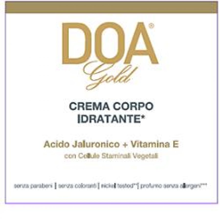 DOA Gold Crema Corpo Idratante 200ml