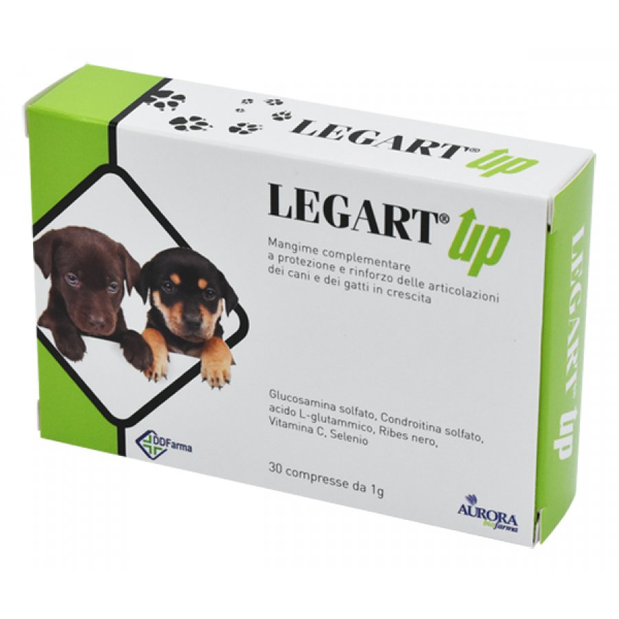 Legart Up - Integratore Nutrizionale per le Articolazioni di Cani e Gatti in Crescita - 30 Compresse - Supporto Osteoarticolare
