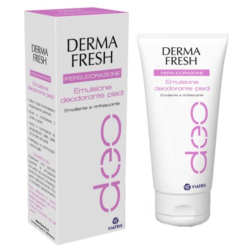 Dermafresh Ipersudorazione Emulsione Deodorante Piedi 100ml - Deodorante per Piedi