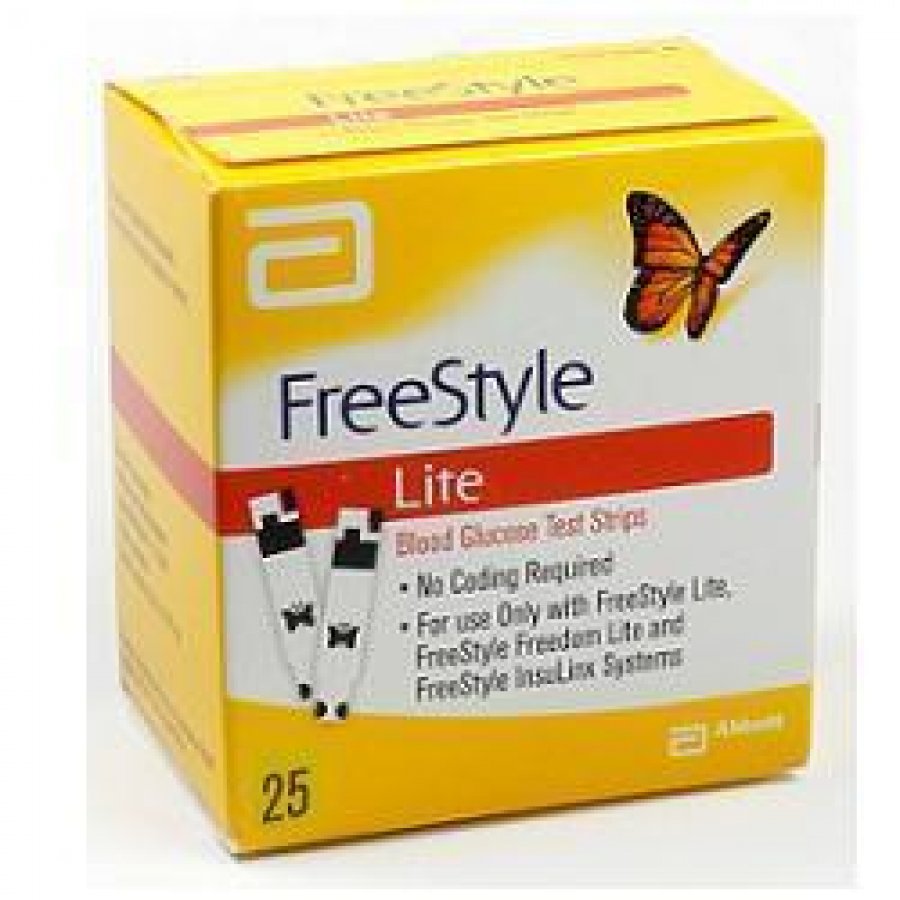 Freestyle Lite - Strisce Misurazione Glicemia 25 Pezzi