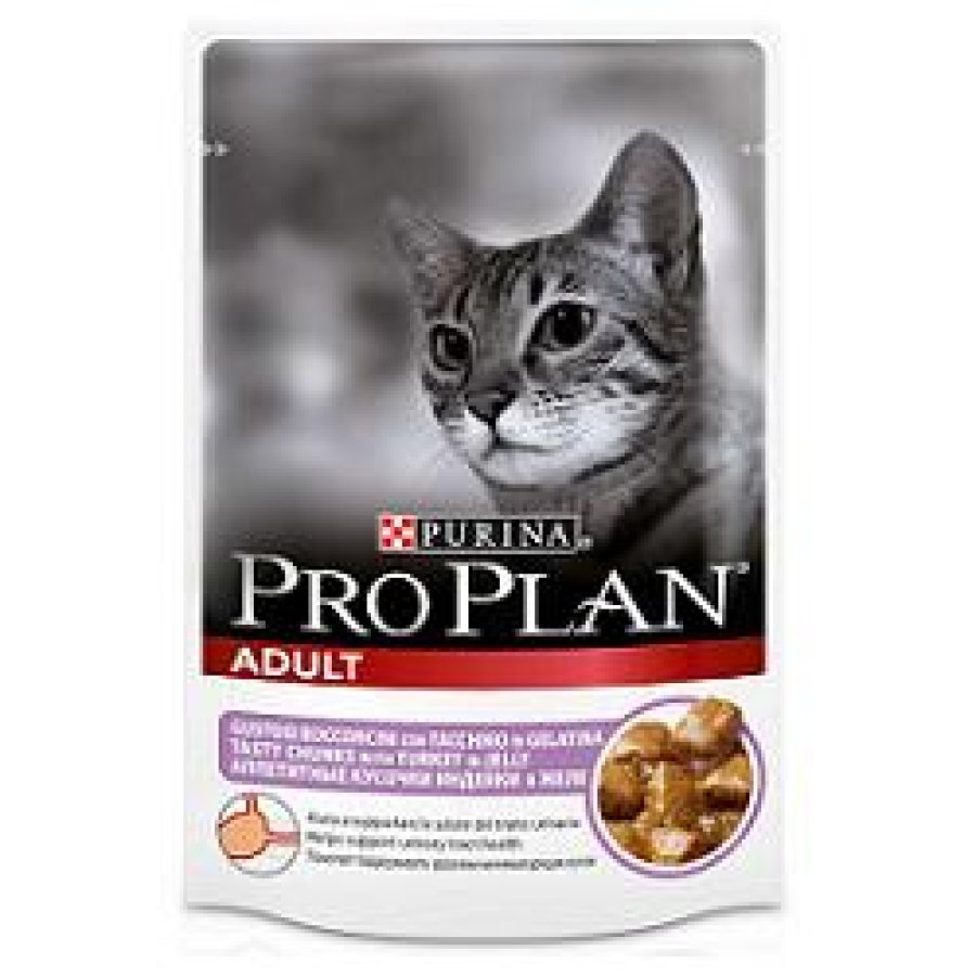 NESTLE' PURINA PRO PLAN GATTO JELLY ADULT TACCHINO 85GR (bustina)
