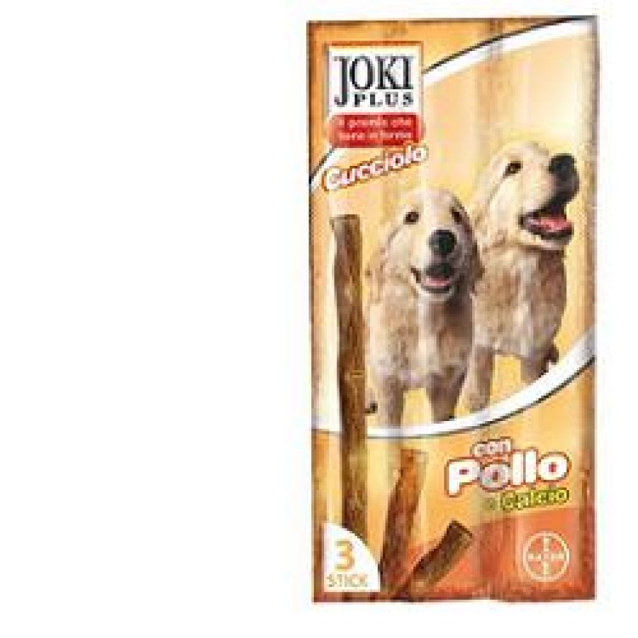 JOKI PLUS CANE SNACK CUCCIOLO 3 STICKS POLLO 15GR